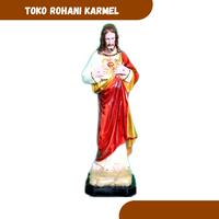 Gambar PATUNG YESUS 60 CM / PATUNG TUHAN YESUS HATI KUDUS / PATUNG YESUS BESA dari TOKO ROHANI KARMEL undefined 2 Tokopedia