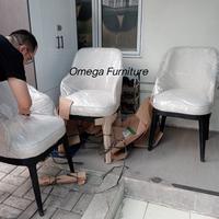 Gambar Kursi sofa retro chair, kayu jati, kursi makan minimalis marmer TM JOB Furniture dari Omega Furniture OMFU undefined 3 Tokopedia