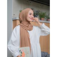 Gambar Promo Pashmina instan Jersy Oval premium - Putih dari LuckyLuv Id undefined 2 Tokopedia