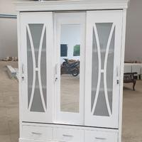 Gambar lemari pakaian 3 pintu sliding ANGELA dari JUWARA77FURNITURE undefined 1 Tokopedia