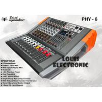 Gambar Power Mixer Black Spider PHY6 PHY 6 PHY-6 6 Channel 650W X 2 ORIGINAL dari LOUIS ELECTRONIC undefined 1 Tokopedia