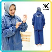 Gambar [GRATIS TAS] jas ujan kualitas terbaik by volkrain bahan tebal elastis - Merah, L dari Raincoat Volkrain Official undefined 5 Tokopedia