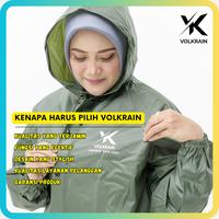 Gambar [GRATIS TAS] jas ujan kualitas terbaik by volkrain bahan tebal elastis - Merah, L dari Raincoat Volkrain Official undefined 4 Tokopedia