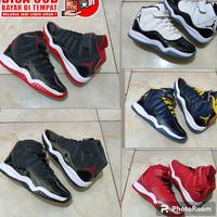 Gambar wrt SEPATU ANAK JORDAN 11 TERLARIS - SEPATU ANAK LAKI LAKI - SEPATU AN - Hitam/Merah, 30 dari Zalazalahh Store undefined 1 Tokopedia