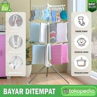Gambar NEW PRODUCT PROMO!! JEMURAN PAKAIAN BAYI 3 SUSUN JEMURAN MENARA 3 dari asepcincau undefined 1 Tokopedia