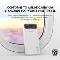 Gambar Fantech T1 T-1 Powerbank 10000 mAh Mini with Fast Charging 22.5W T 1 - White dari Clover Gaming Indonesia undefined 5 Tokopedia