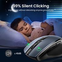 Gambar UGREEN Wireless Mouse Dual Mode 2.4G - Bluetooth Silent Click - 90855 dari Queen-id undefined 5 Tokopedia