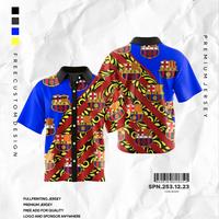 Gambar Kemeja Batik Barca Printing/Batik Barca Custom - XL dari visit store 67 undefined 1 Tokopedia