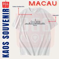 Gambar DGGClothing Baju Souvenir Macau Tshirt Kaos Oleh Oleh China Type 1 - Gambar 1(Putih), Kids2/4/6/10 dari DGG CLOTHING undefined 1 Tokopedia