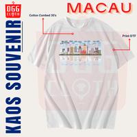 Gambar DGGClothing Baju Souvenir Macau Tshirt Kaos Oleh Oleh China Type 1 - Gambar 1(Putih), Kids2/4/6/10 dari DGG CLOTHING undefined 5 Tokopedia