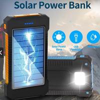 Gambar Power Bank 20.000mAh Charge Tenaga Surya Solar Power Solar panel LED - Hitam dari PT Sudaya undefined 1 Tokopedia
