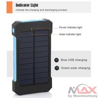 Gambar Power Bank 20.000mAh Charge Tenaga Surya Solar Power Solar panel LED - Hitam dari PT Sudaya undefined 5 Tokopedia