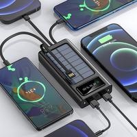 Gambar COD Original 50000mAh Solar Power Bank Waterproof Strong Flashlight - white, 30000mAh dari PT Sudaya undefined 2 Tokopedia