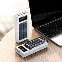Gambar COD Original 50000mAh Solar Power Bank Waterproof Strong Flashlight - white, 30000mAh dari PT Sudaya undefined 3 Tokopedia