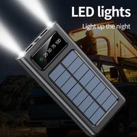 Gambar COD Original 50000mAh Solar Power Bank Waterproof Strong Flashlight - white, 30000mAh dari PT Sudaya undefined 5 Tokopedia