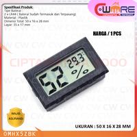Gambar Mini Digital Thermometer / Termometer + Hygrometer Tanpa Kabel Probe dari Ciptawarna2000 Home Living undefined 1 Tokopedia