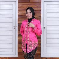 Gambar Diskon bulan ini Padusi Kebaya Encim Bordir Warna Lengan Panjang Katun - ABU, M dari nabilafitriana21 undefined 4 Tokopedia