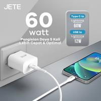 Gambar Kabel CXM1 C TO IPHONE nama baru Kabel Data JETE CXM1 Kabel MFI Fast Charging USB Type C To Lightning 60 Watt Cable For iPhone 15 14 13 12 11 XR XS Plus Pro Max iPad dari JETE Authorized Bandung undefined 4 Tokopedia