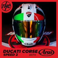 Gambar ARAI RX7X DUCATI CORSE SPEED 2 FULL FACE HELMET ORIGINAL dari THC Helmet Tangerang undefined 1 Tokopedia
