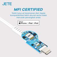Gambar Kabel CXM1 A TO IPHONE nama baru Kabel Data JETE CXM1 Kabel MFI Fast Charging USB To Lightning Cable 12W For iPhone 15 14 13 12 11 XR XS Plus Pro Max iPad dari JETE Authorized Bandung undefined 5 Tokopedia