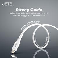 Gambar Kabel CXM1 C TO IPHONE nama baru Kabel Data JETE CXM1 Kabel MFI Fast Charging USB Type C To Lightning 60 Watt Cable For iPhone 15 14 13 12 11 XR XS Plus Pro Max iPad dari JETE Authorized Bandung undefined 5 Tokopedia