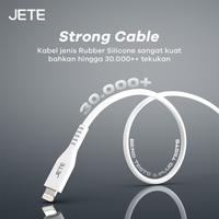 Gambar Kabel CXM1 A TO IPHONE nama baru Kabel Data JETE CXM1 Kabel MFI Fast Charging USB To Lightning Cable 12W For iPhone 15 14 13 12 11 XR XS Plus Pro Max iPad dari JETE Authorized Bandung undefined 3 Tokopedia