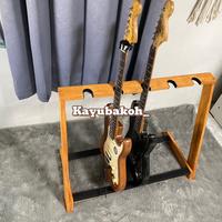 Gambar stand gitar elektrik stand gitar akustik stand bass kayu V5 (5slot) - walnut satin dari RUDIGEAR undefined 2 Tokopedia