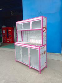 Gambar lemari rak piring aluminium 3 pintu premium wastafel tiang besar jumbo - Orange dari Grosir furniture Tokopedia undefined 2 Tokopedia