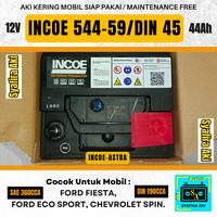 Gambar AKI KERING ORIGINAL FORD FIESTA DIN 45 / 54459 INCOE MF dari Syafira Aki undefined 3 Tokopedia