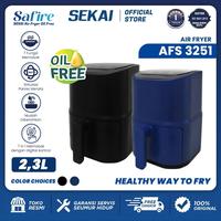 Gambar SEKAI Air Fryer Digital Safire 2,3 Liter AFS 3251 Tanpa Minyak - Biru dari Fortuna Home Elektronik undefined 1 Tokopedia