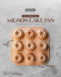 Gambar Loyang Signora Mignon Cake / Mignone Cake pan Signora / Loyang Sultan dari Multi Home undefined 5 Tokopedia