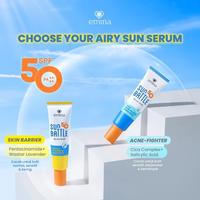 Gambar Emina Sun Battle SPF 50 PA++++ Cica Acne Fighter/Barrier Hydraburst dari Kios_Mart undefined 5 Tokopedia