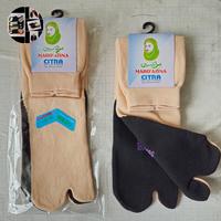 Gambar (6 PASANG) Kaos Kaki Citra Jempol Sebetis Polos - Hitam dari MySock shop undefined 5 Tokopedia
