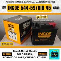 Gambar AKI KERING ORIGINAL FORD FIESTA DIN 45 / 54459 INCOE MF dari Syafira Aki undefined 4 Tokopedia