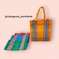 Gambar TAS BELANJA NILON RESLETING / TOTE BAG TEBAL / TAS LAUNDRY SERBAGUNA - Besar (50x50) dari Cipta Guna Pontianak undefined 1 Tokopedia
