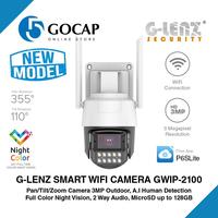 Gambar GLENZ SMART CCTV WIFI GWIP 2100 OUTDOOR CAMERA - NON MEMORY dari GOCAP STORE_NEW undefined 2 Tokopedia