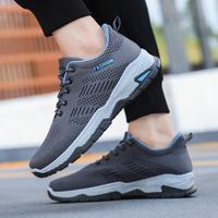 Gambar Techdoo Sepatu Cowok Olahraga Sport Running Shoes Black Abu MR166 - Abu-abu, 44 dari Techdoo undefined 4 Tokopedia