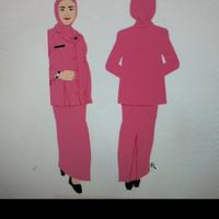 Gambar setelan PSH bhayangkari hamil muslim - PSH bhay hamil, S dari Rerezeze online shop undefined 5 Tokopedia