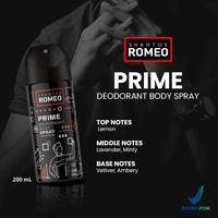 Gambar Shantos Romeo Body Deodorant Spray Pria 200 ml Prime dari Shenamora undefined 3 Tokopedia