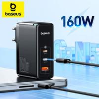 Gambar BASEUS GaN 5 PRO 160W FAST CHARGER HANDPHONE ADAPTOR LAPTOP USB TYPE C dari D&D-oLshop undefined 1 Tokopedia