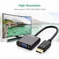 Gambar Ugreen DP Display Port to VGA female converter Black-20415 dari BORONG KOMPUTER undefined 4 Tokopedia