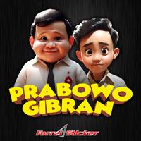 Gambar Stiker Capres Sticker Kartun Prabowo Ganjar Anis UV DTF - amin dari Farrel Sticker undefined 2 Tokopedia