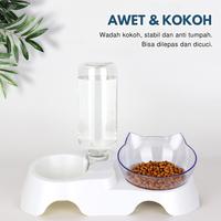 Gambar Mangkok Makan Minum Bentuk Kepala Kucing - Pelindung Leher Anti Licin dari Pawsitive Official undefined 3 Tokopedia