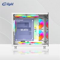 Gambar ENLIGHT Z8 Compact Case Seamless Aquatic Sea View Micro ATX Casing - Hitam dari ENLIGHT Indonesia undefined 4 Tokopedia