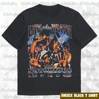 Gambar KAOS VINTAGE WASH KAOS BLACK THE NOTORIOUS BIG KAOS VINTAGE TEE - Black, M dari Jorana Store undefined 1 Tokopedia