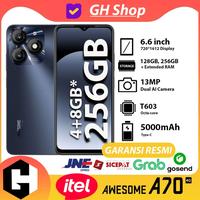 Gambar itel A70 4/128 GB 3/128 GB Garansi Resmi - 4/64 GB Gold dari GH Shop Indonesia undefined 1 Tokopedia