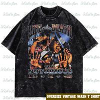Gambar KAOS VINTAGE WASH KAOS BLACK THE NOTORIOUS BIG KAOS VINTAGE TEE - Black, M dari Jorana Store undefined 2 Tokopedia