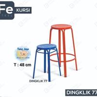 Gambar Kursi Baso Kursi Cafe Kursi Besi Dingklik BINA KARYA - Dingklik 79 T75, Biru dari TULUS JAYA undefined 2 Tokopedia