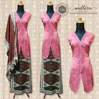 Gambar Bahan kebaya bordir manual khas bukittinggi sumatra barat - Putih, Set Batik dari nadhira bordir undefined 3 Tokopedia
