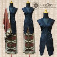 Gambar Bahan kebaya bordir manual khas bukittinggi sumatra barat - Putih, Set Batik dari nadhira bordir undefined 2 Tokopedia